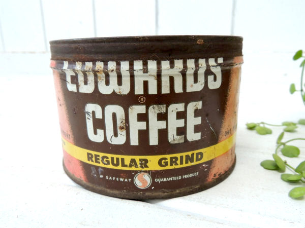 【EDWARDS COFFEE】ヴィンテージ・コーヒー缶/ティン缶・USA