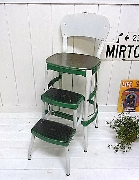 COSCO コスコ スチール製・ヴィンテージ・ステップチェア ステップツール USA