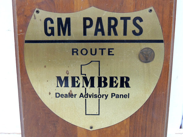 【1977y~GM PARTS】アドバタイジング・ヴィンテージ・オブジェ・壁飾り・アメ車・モーター系