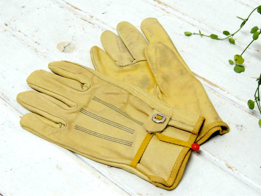 【Wells Lamont】グレインレザー・革製・ヴィンテージ・グローブ・手袋・メンズ・バイク