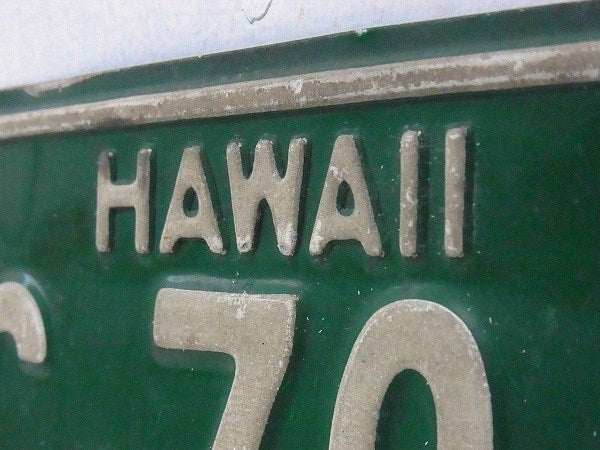 【HAWAII】ハワイ・ヴィンテージ・ナンバープレート・カーライセンスプレート USA