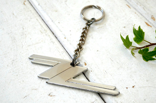 稲妻 ボルトデザイン メタル製 ヴィンテージ キーホルダー デッドストック USA