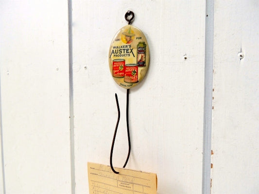 【WALKER'S AUSTEX】アドバタイジング・ヴィンテージ・フック・ウォールハンガー・テキサス