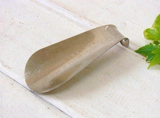 【City Club SHOES】ノベルティ・スチール製・ヴィンテージ・靴べら/シューホーン USA