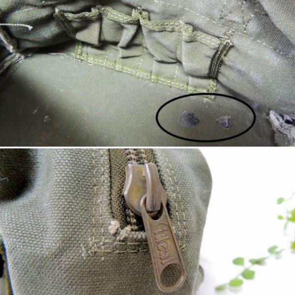 ミリタリー・カーキ・IDEALジップ・ヴィンテージ・メカニック・ツールバッグ・工具・米軍・鞄