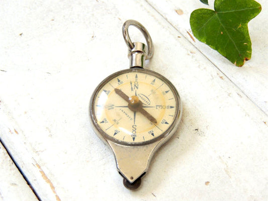 【WANDERER・GERMANY】方位磁石・ドイツ製・アンティーク・コンパス・キーホルダー