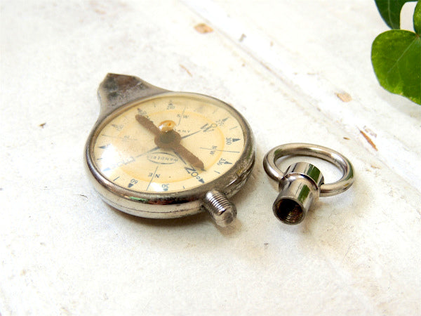 【WANDERER・GERMANY】方位磁石・ドイツ製・アンティーク・コンパス・キーホルダー