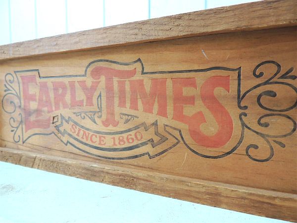 【EARLY TIMES/アーリー・タイムズ】バーボン・ウイスキー・アンティーク・ウッドボックス