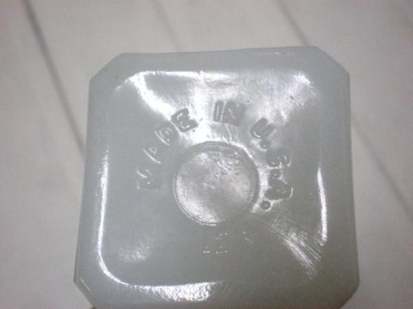 【MINT&BAY LEAF】USA・ミルクガラス製・アンティーク・スパイスボトル2個セット