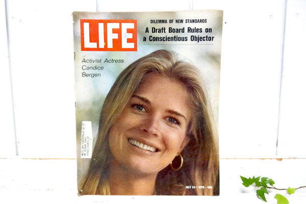 LIFE ライフ USA 1970's 雑誌 アメリカンビンテージ ワーゲンバス アメ車 看板 女優