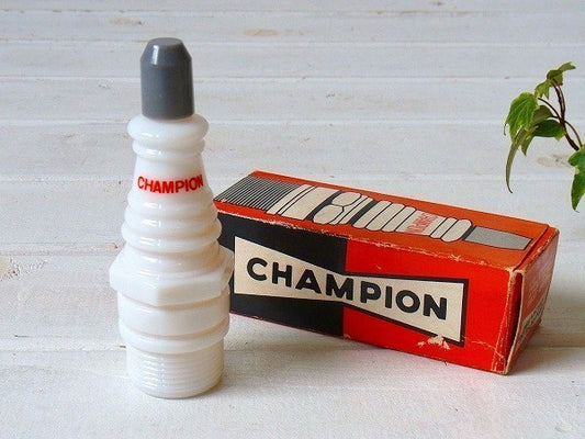 【AVON】CHAMPION・スパークプラグ・70'sヴィンテージ・箱付き・ローション・ボトル/瓶