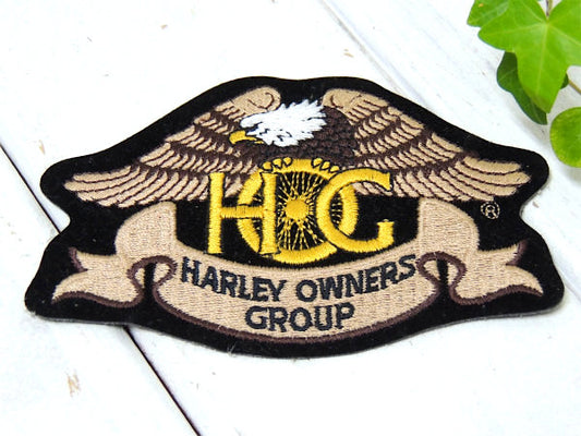 【HARLEY-DAVIDSON/ハーレーダビッドソン】USA・ヴィンテージ・ワッペン・刺繍ワッペン