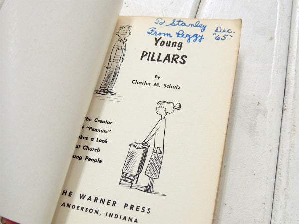 【YOUNG PILLARS】チャールズMシュルツ・1958年・ビンテージ・コミック/マンガ/洋書