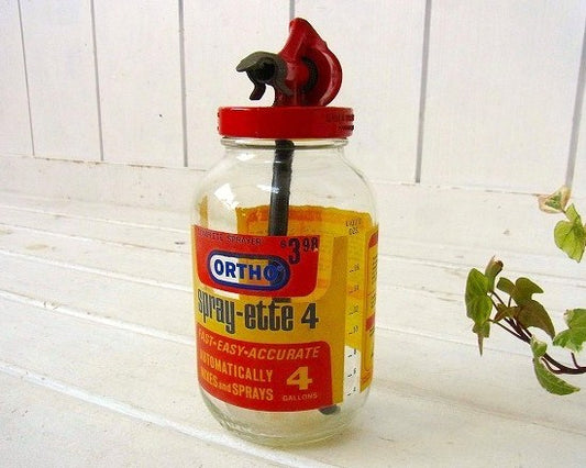 【ORTHO】ガラス製×メタル製・ヴィンテージ・スプレーガン/スプレーボトル USA