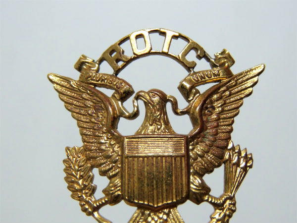 ミリタリー・イーグル ROTC・勲章・ヴィンテージ・ピンバッジ・ピンズ・アクセサリー・ゴールドトーン