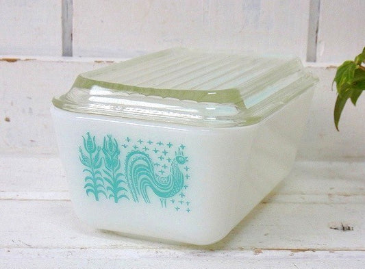 【PYREX】パイレックス・バタープリント/アーミッシュ柄・レフケース(M)