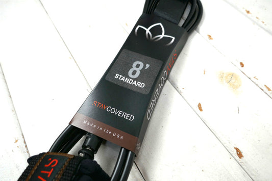 STAYCOVERED ステイカバード カリフォルニア 8'STANDARDリーシュ サーフィン