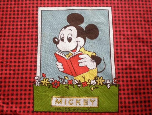 ディズニー ミッキー&ミニー・70’sヴィンテージ・こたつカバー