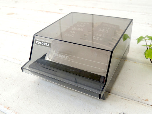 【ROLODEX】カード付き・デッドストック・ヴィンテージ・カードファイル/ファイルケース