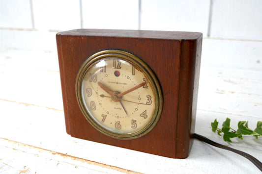 GE ゼネラルエレクトリック 1940's 目覚まし時計 US ヴィンテージ 電気時計 アラームクロック ジャンク品