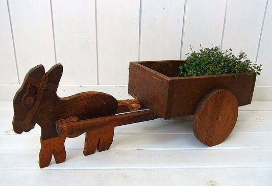 馬車 木製 アンティーク ガーデニング USA 店舗什器 オブジェ 店内装飾