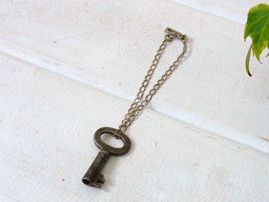 【EAGLE LOCK CO】アンティーク鍵付き・OLDチェーン USA