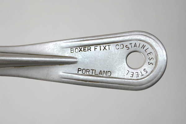 BOXER FIXT CO ポートランド ステンレス製 ヴィンテージ スプーン アウトドア キャンプ
