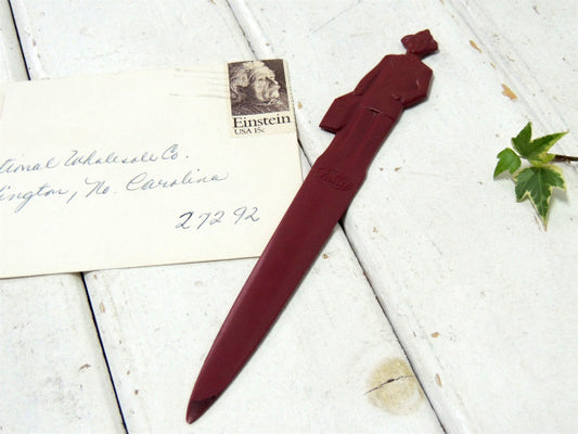 【Fuller】赤茶色・ノベルティ・ヴィンテージ・レターオープナー・ペーパーナイフ・USA