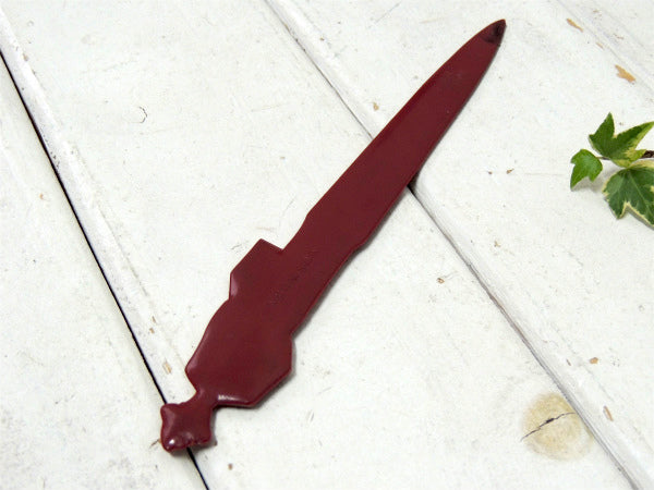 【Fuller】赤茶色・ノベルティ・ヴィンテージ・レターオープナー・ペーパーナイフ・USA