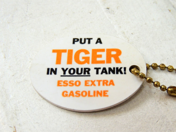 【エッソ・ESSO・1960's】TIGER・アドバタイジング・ビンテージ・キーホルダー・真鍮・鍵