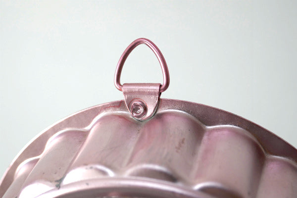 レモン ピンク アルミ製 ヴィンテージ ゼリーモールド 菓子型 モールド ゼリー型 キッチン用品