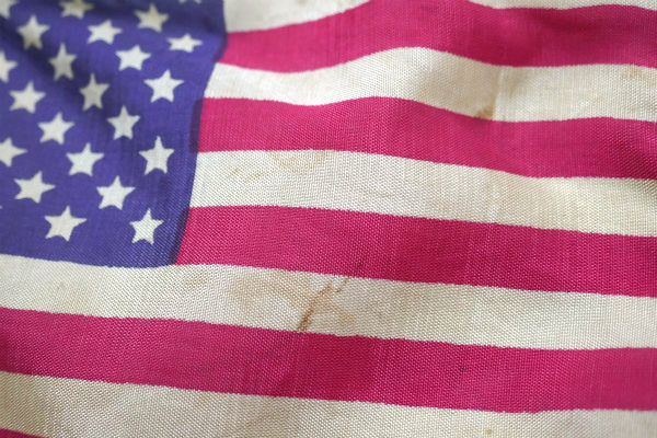 アメリカ合州国・木製ポール・星条旗・ヴィンテージ・卓上フラッグ・アメリカンフラッグ USA