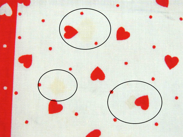 【ANNIE】アニー&サンディ・ハート柄・デッドストック・80'sヴィンテージ・ファブリック/生地