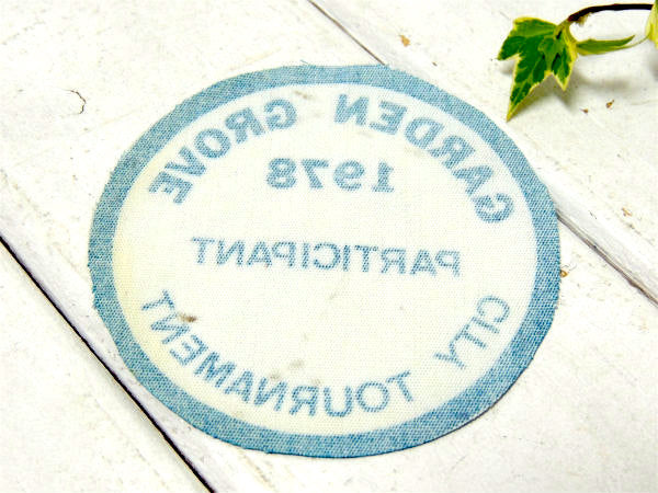 USA・カリフォルニア・ガーデングローブ・1978 ヴィンテージ・ワッペン・アップリケ