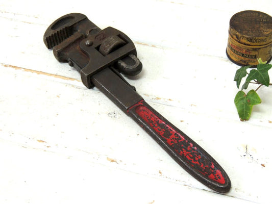 西ドイツ製 ヴィンテージ 工具 パイプレンチ アイアン レンチ DIY 大工道具