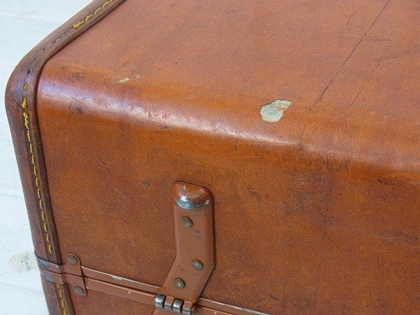 【Samsonite】サムソナイト・キャメル色・鍵付き・ヴィンテージ・スーツケース/トランク