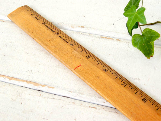 【AUBURN MAINE】木製・ヴィンテージ・定規・ルーラー・物さし・USA・文房具