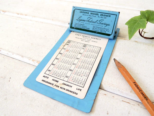 【Laguna Federal】アドバタイジング・ティン製・ビンテージ・バインダー/クリップボード