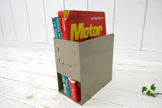 Gaylord Bros Inc 工業系・メタル製・ヴィンテージ・引き出し・ブックスタンド・本立て①