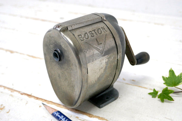 アンティーク 鉛筆削り ペンシルシャープナー Boston アメリカ 美品