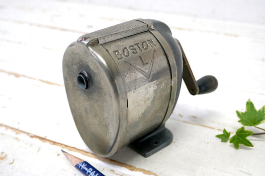 BOSTON L 鉛筆削り USA ボストン 工業系 ビンテージ ペンシルシャープナー 文房具