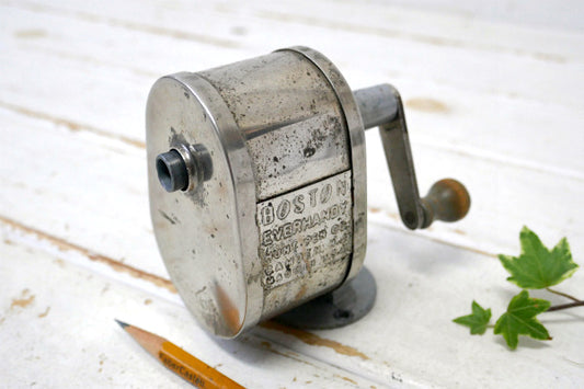 BOSTON ボストン 1940's アンティーク ペンシルシャープナー 鉛筆削り 文房具 US