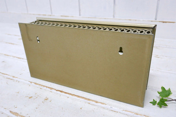 プードル&エッフェル塔 メタル製 50's ヴィンテージ ティッシュケース ティッシュボックス