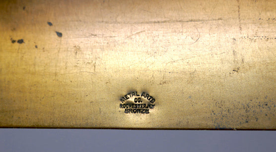 METAL ARTS・大学記念品・ブロンズ製・アンティーク・ブックエンド・本立て・ブックスタンド