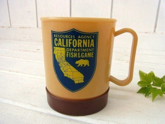 USA カリフォルニア・フィッシュ&ゲーム ビンテージ・マグカップ キャンプ道具・アウトドア