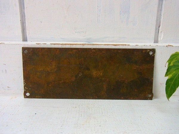 【TROOP BERTHING】アメリカ海軍・真鍮製・40’sアンティーク・船内プレート