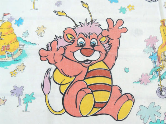 【Wuzzles】ウーズルズ・ディズニー・動物・80'sヴィンテージ・ユーズドシーツ(ボックス)