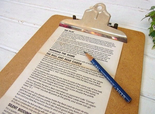 【SAUNDERS】ロングタイプ・クリップボード/バインダー USA