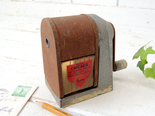 【DEXTER/APSCO】工業系・アンティーク・ペンシルシャープナー/鉛筆削り USA