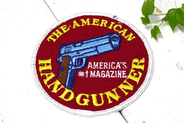 THE AMERICAN ハンドガンピストル アメリカンビンテージ 刺繍 ワッペン USA